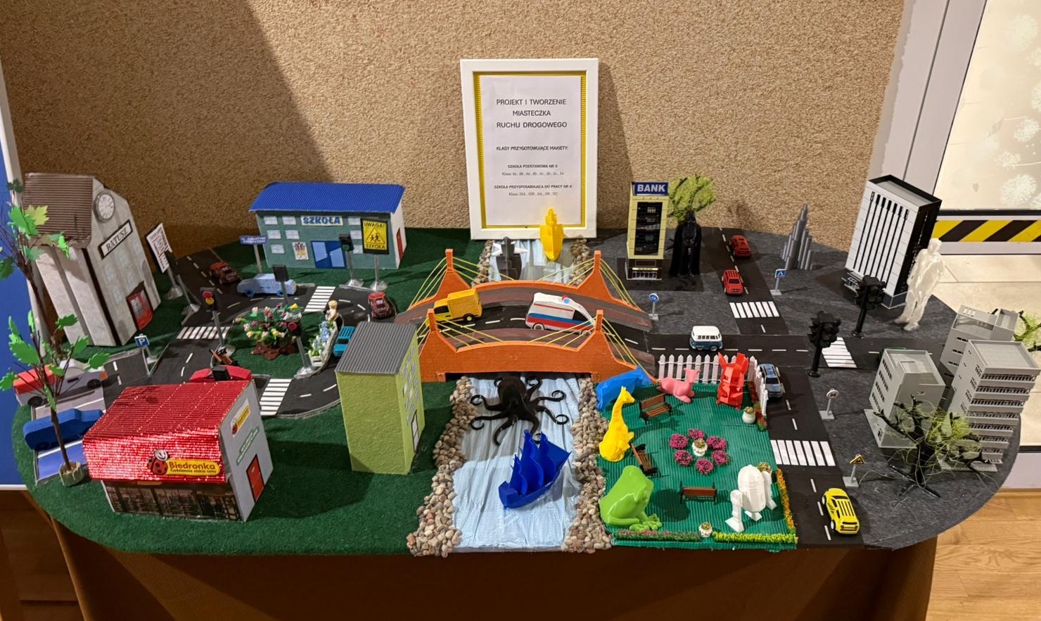 Makiety miasteczka ruchu drogowego
