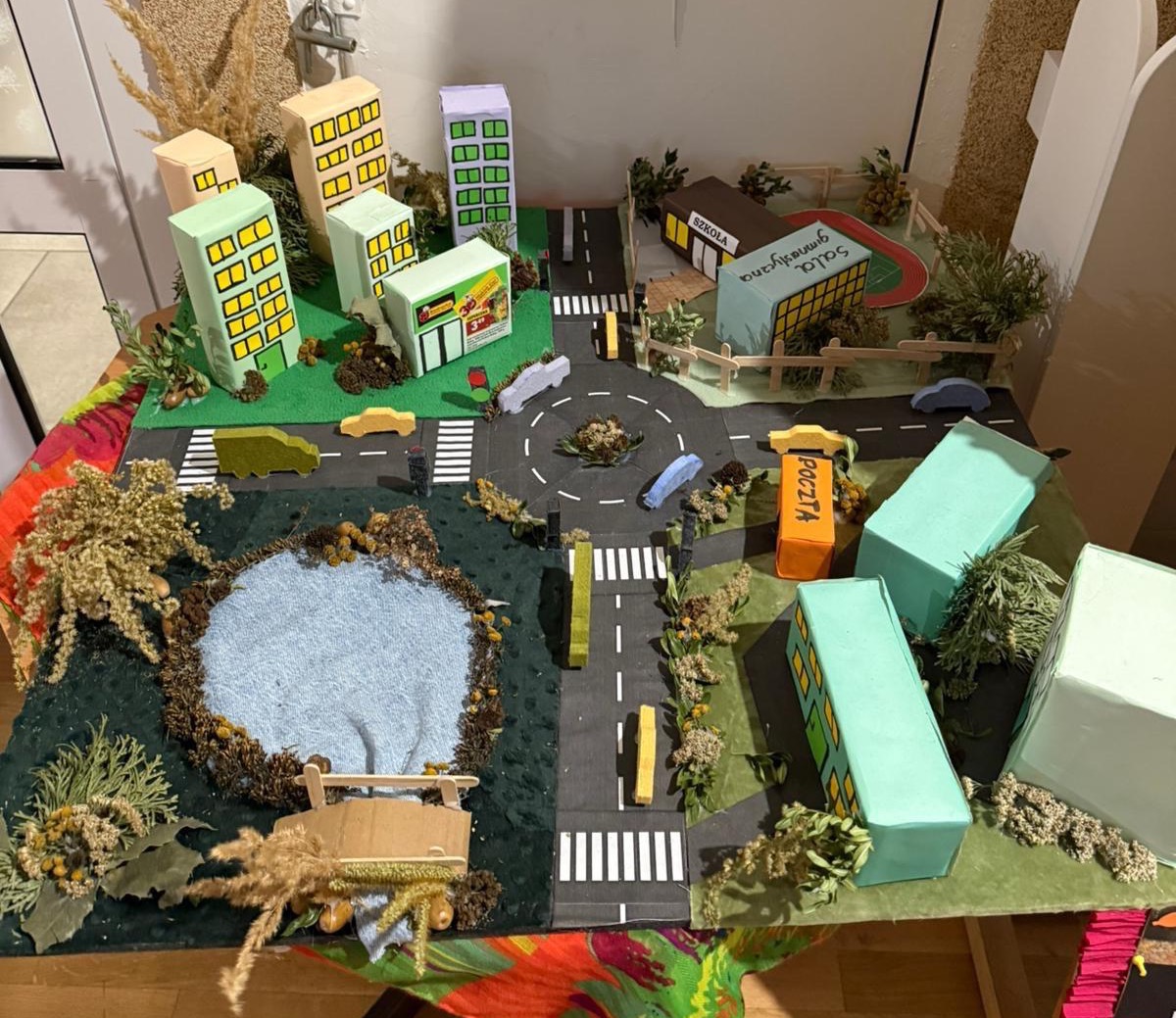 Makiety miasteczka ruchu drogowego