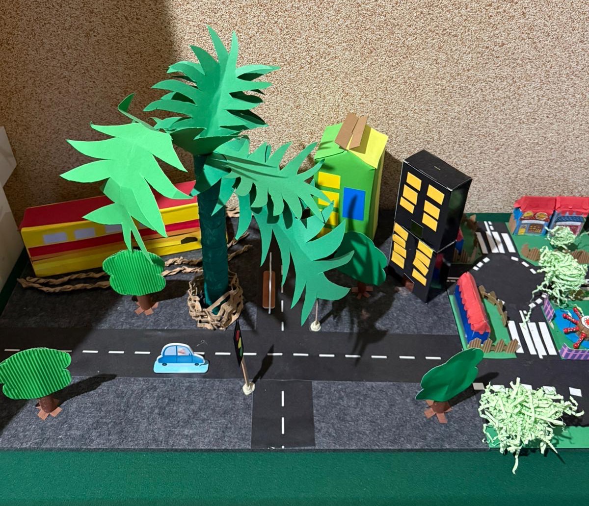 Makiety miasteczka ruchu drogowego